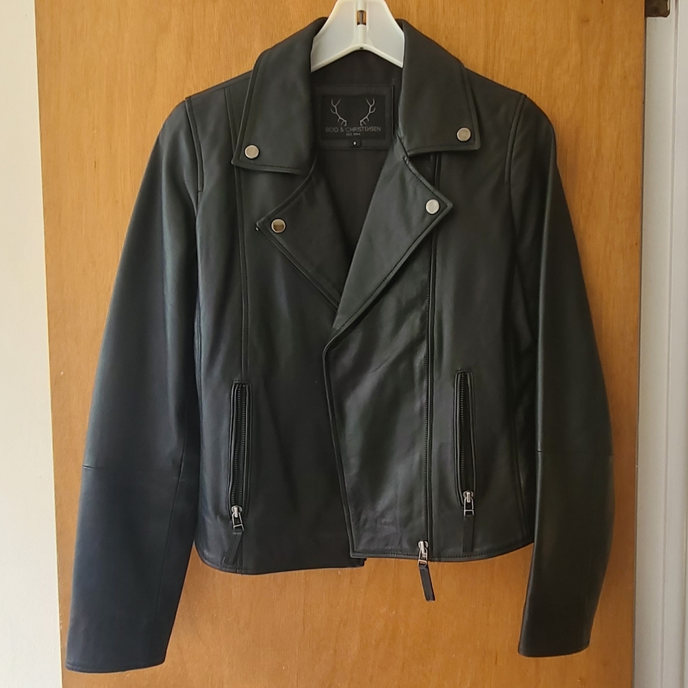 Classic leather jacket